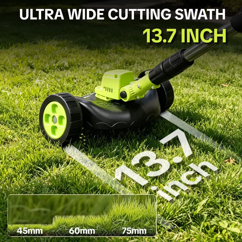 Thermabuild | 21V 3-in-1 Cordless Grass Trimmer with 2 Batteries