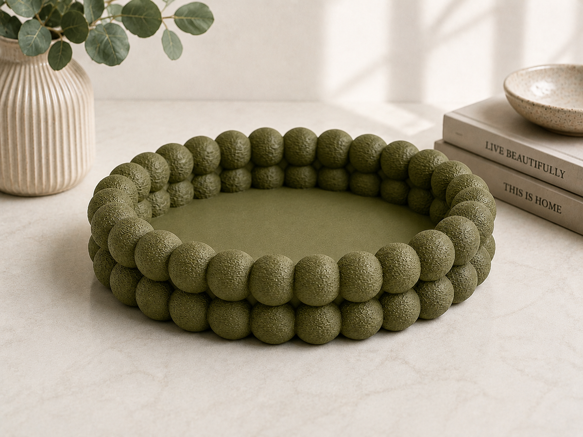 Thermabuild | Beaded Round Tray