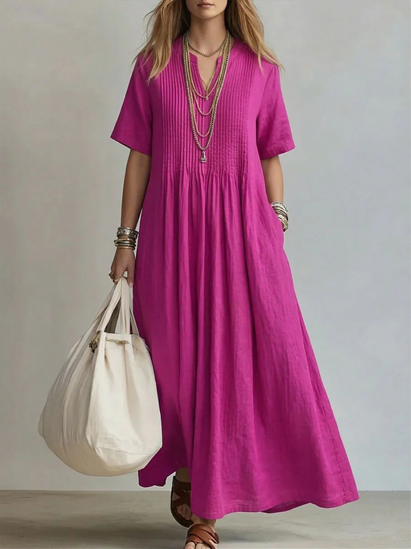 Thermabuild | Pintuck Maxi Dress