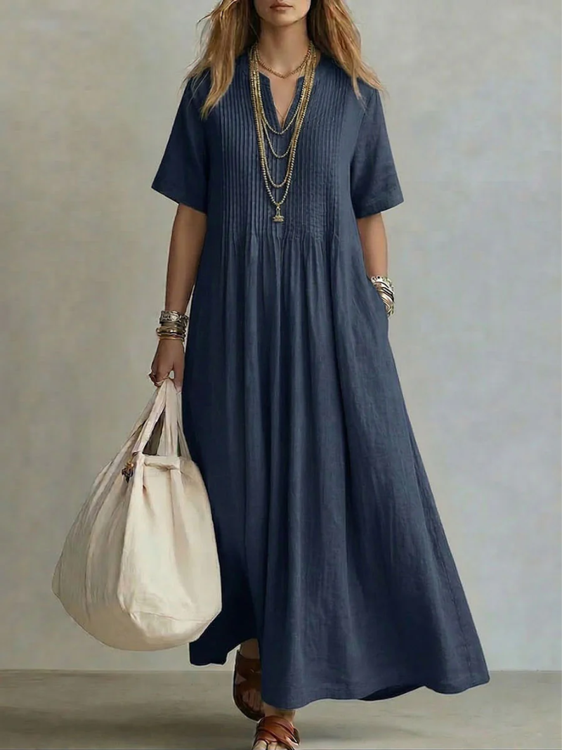 Thermabuild | Pintuck Maxi Dress