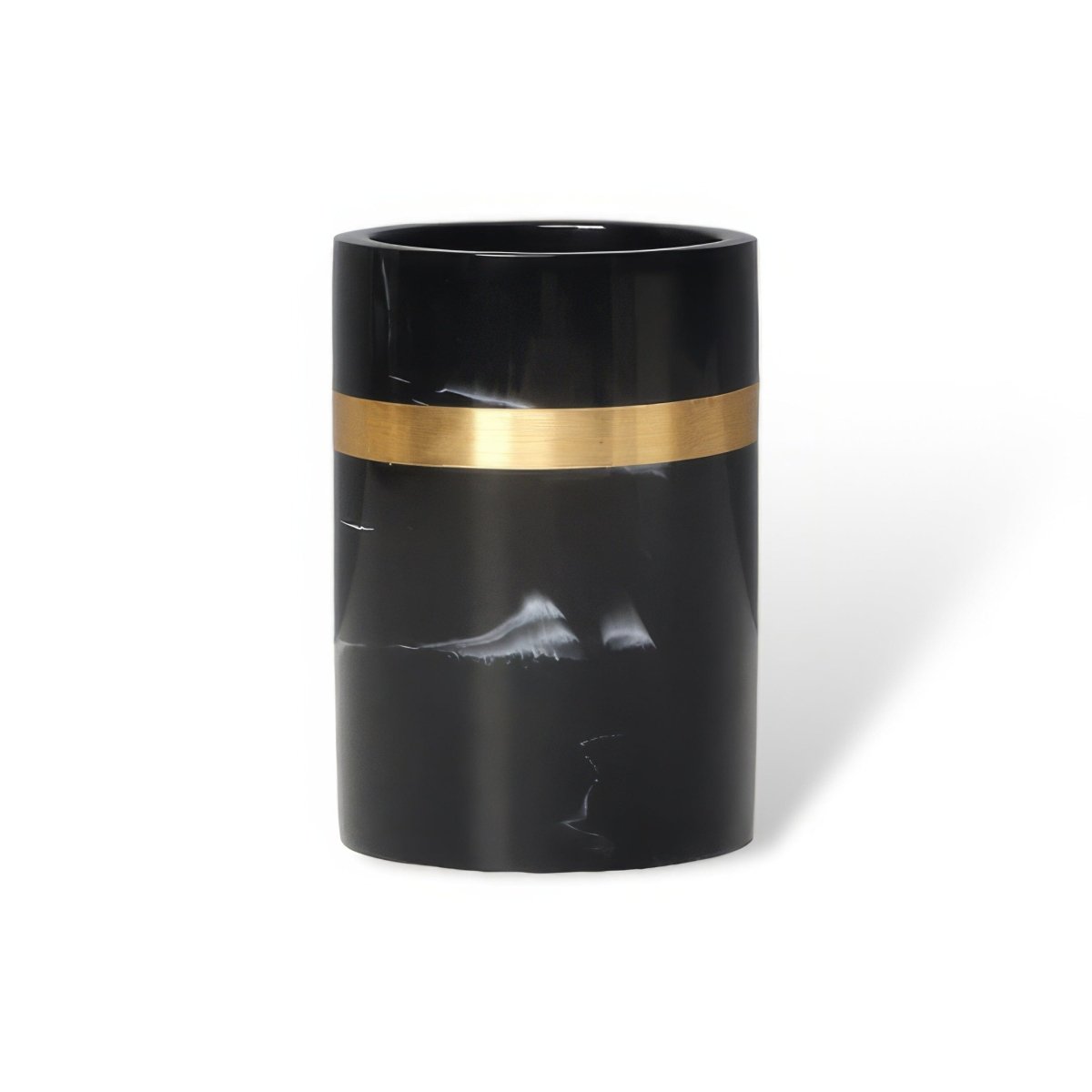 Thermabuild | Elegant Black Marble Accent Tray for Luxury Bathroom Decor