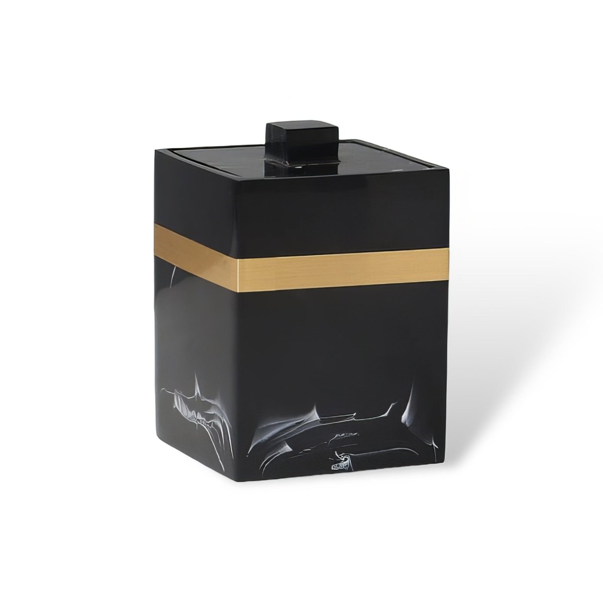 Thermabuild | Elegant Black Marble Accent Tray for Luxury Bathroom Decor