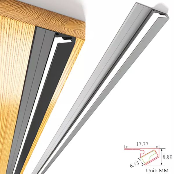 Thermabuild | 45 Degree LED Under Cabinet Lighting Bars Invisible Ultra Thin Strips