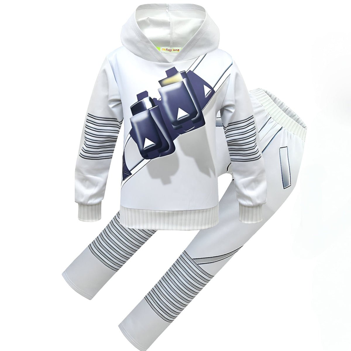 Thermabuild | Dj Costume with LED Mask and Light-Up Chest Graphic for Kids''' Disc Jockey