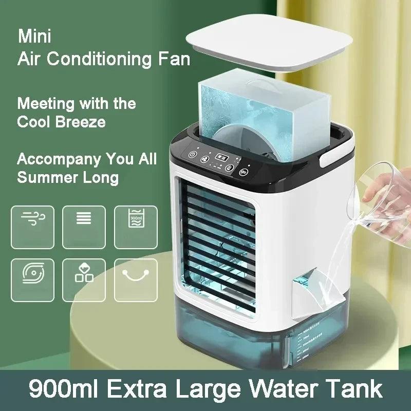 Thermabuild | 3-Speed Portable Aircon with Ultrasonic Cooling