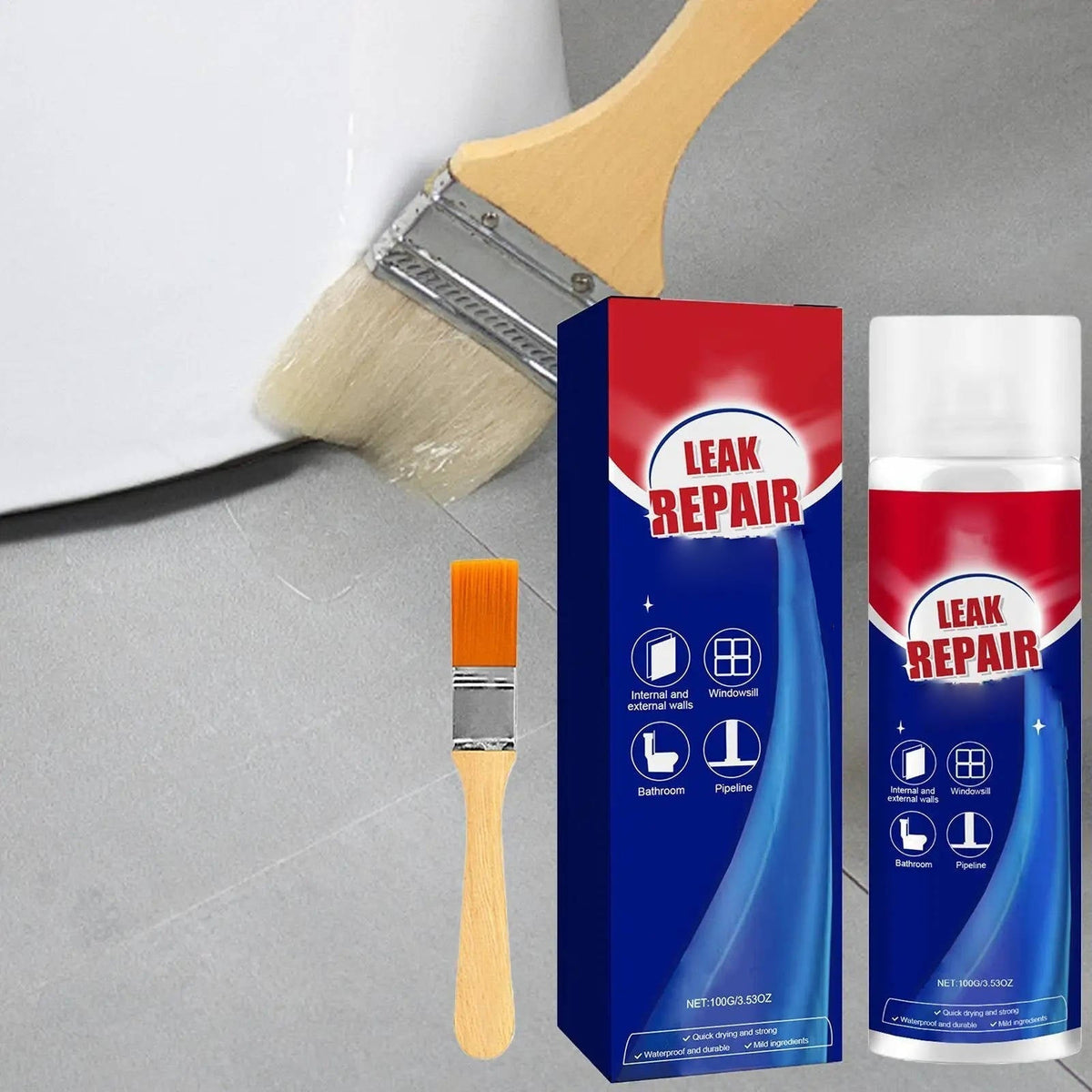 Thermabuild | 2 Set Leak Repair Waterproof Sealant Spray All Purpose