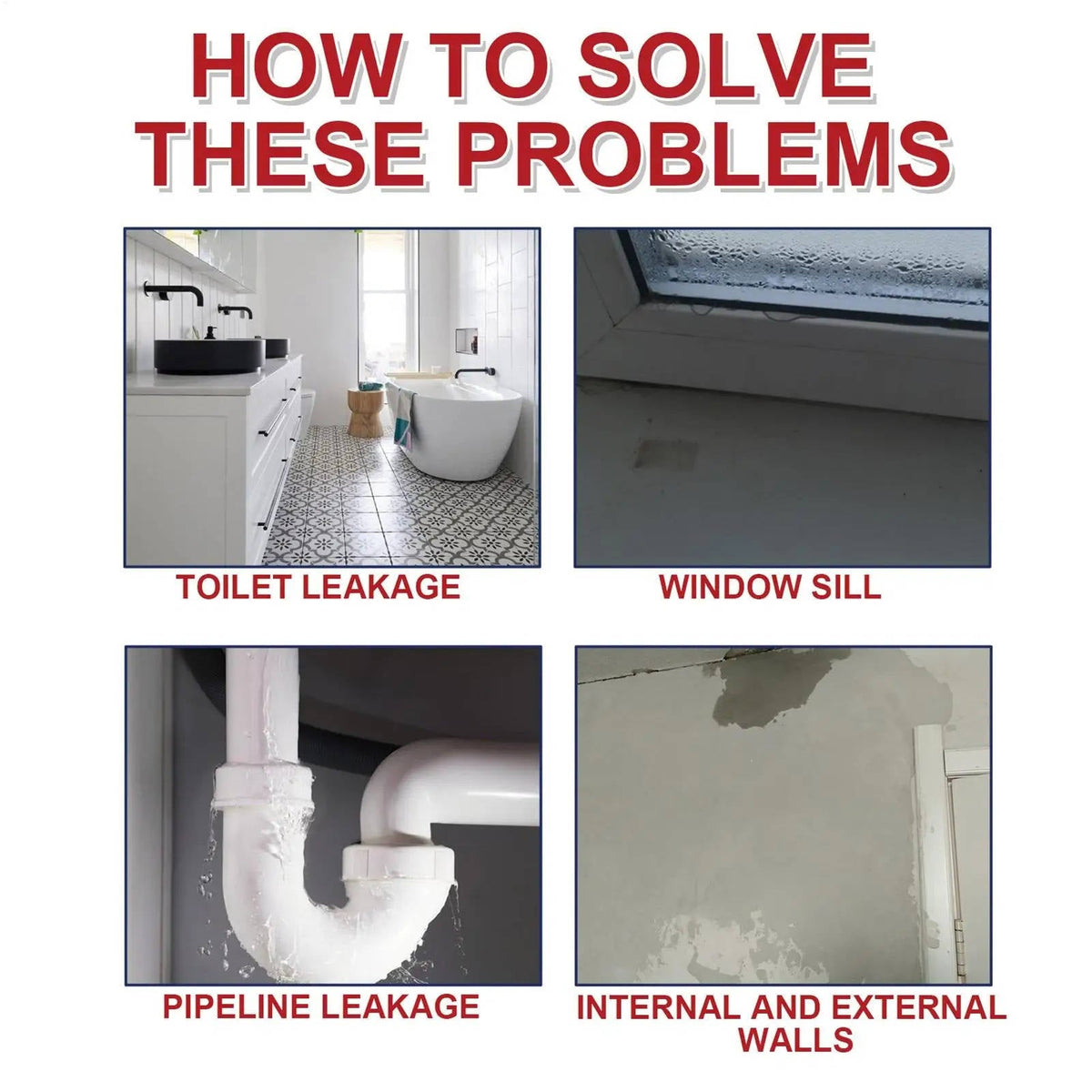 Thermabuild | 2 Set Leak Repair Waterproof Sealant Spray All Purpose