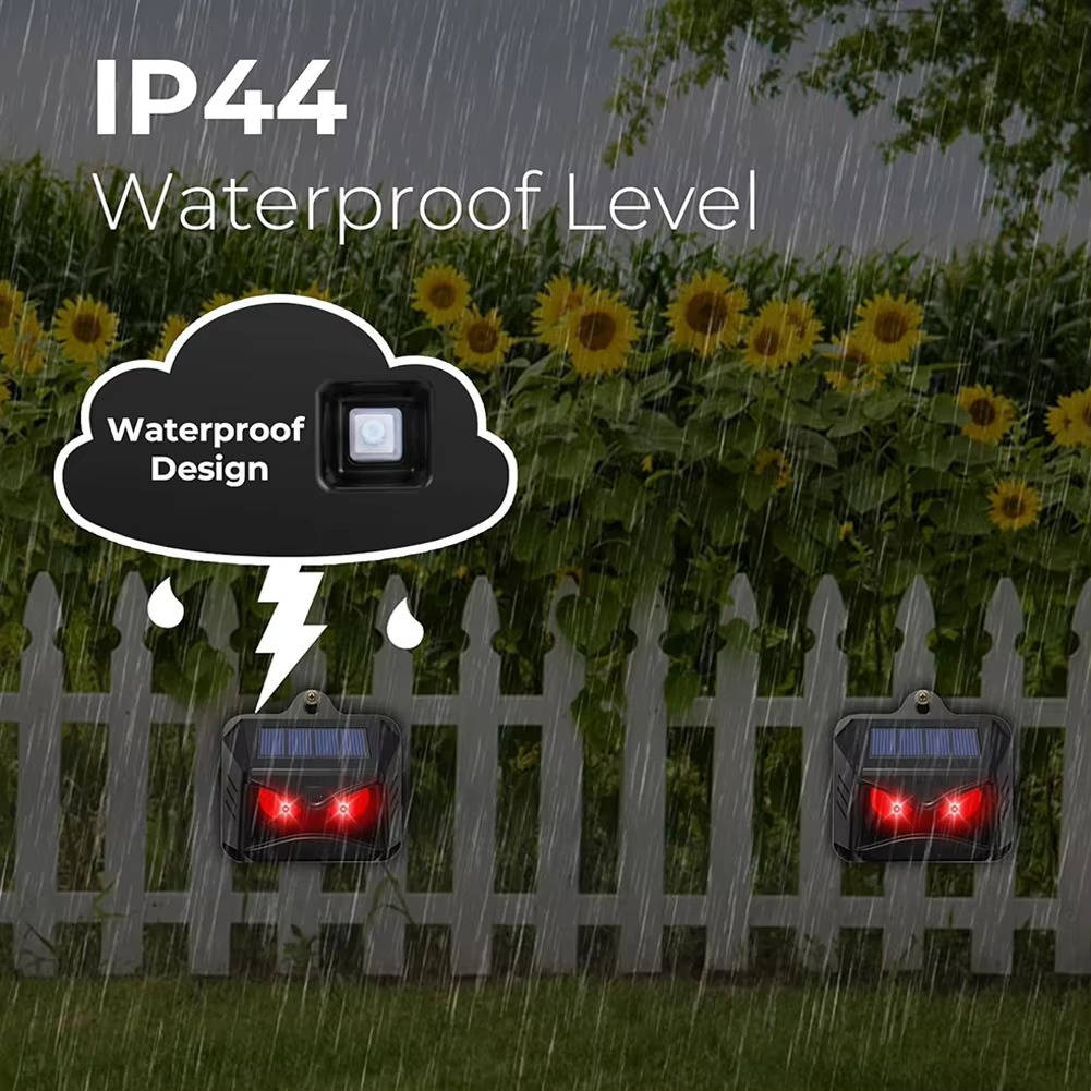 Thermabuild | 2pcs Solar Powered Ultrasonic Animal Repellent