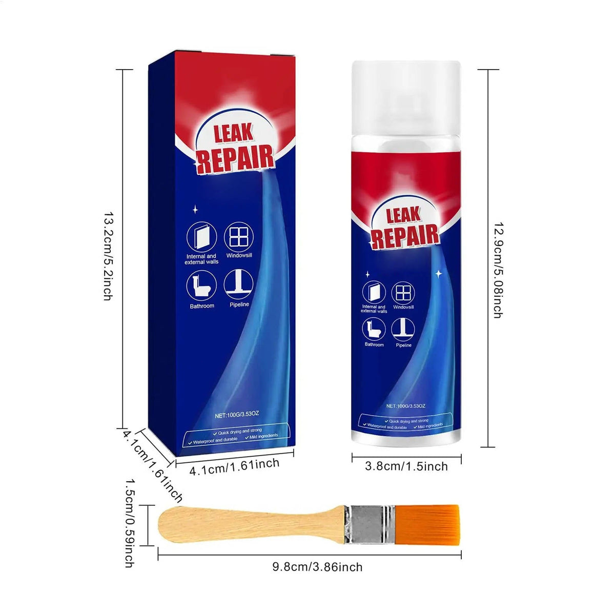 Thermabuild | 2 Set Leak Repair Waterproof Sealant Spray All Purpose