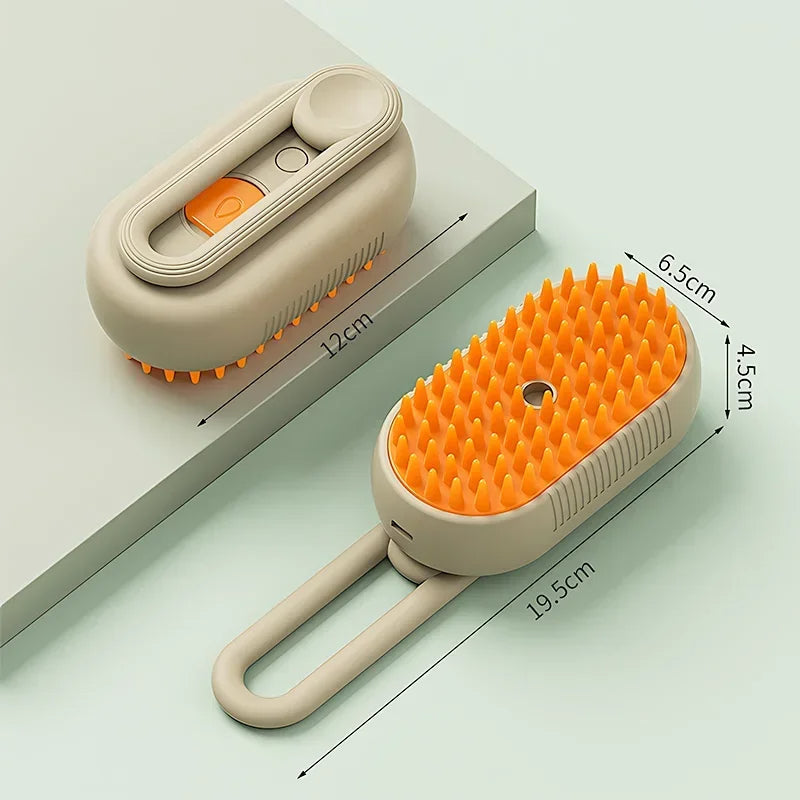 Thermabuild | 3-in-1 Pet Steam Grooming Brush
