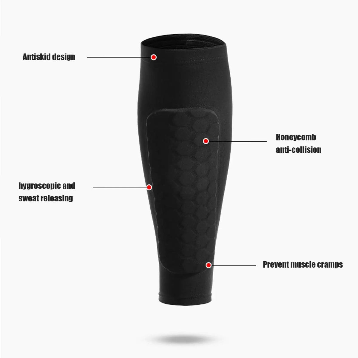 Thermabuild | 1 Pair Honeycomb Soccer Shin Guards