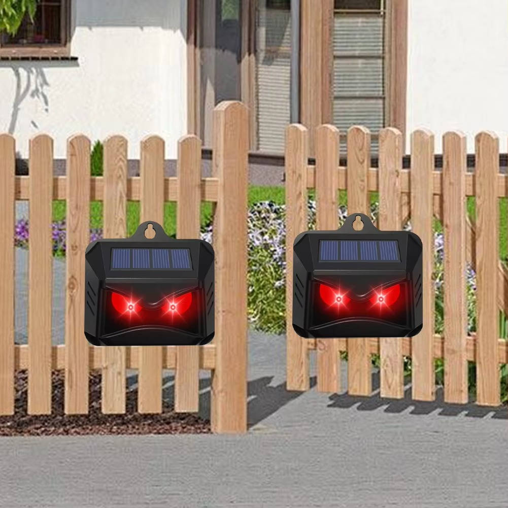 Thermabuild | 2pcs Solar Powered Ultrasonic Animal Repellent