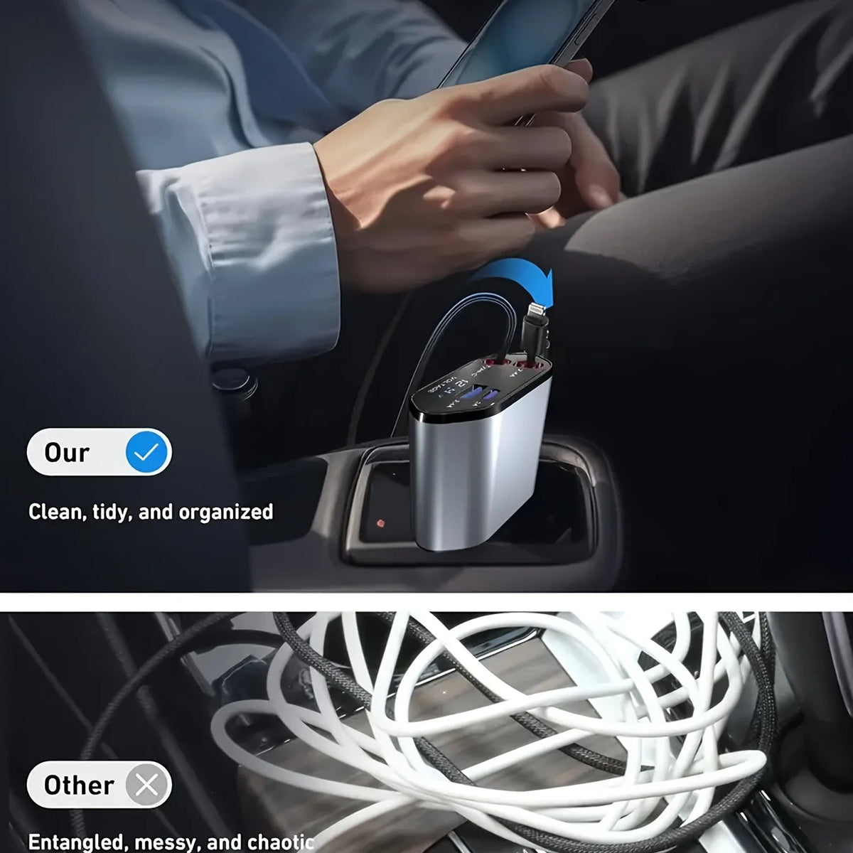 Thermabuild | 120W Retractable Car Charger