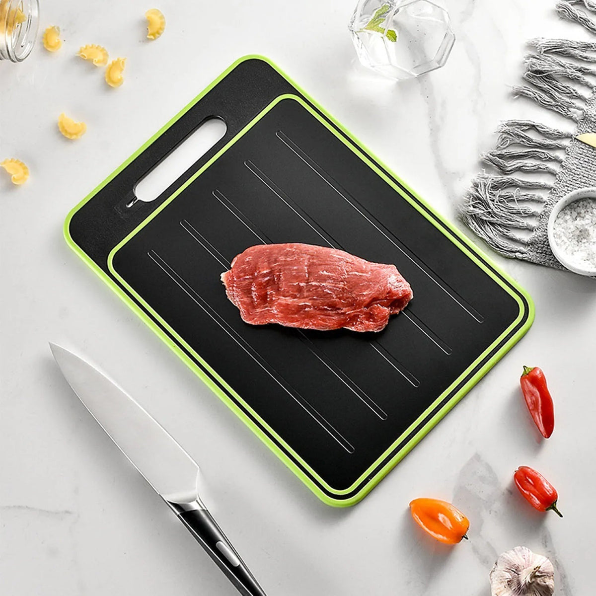 Thermabuild | 4-in-1 Cutting Board & Thaw Defrosting Tray