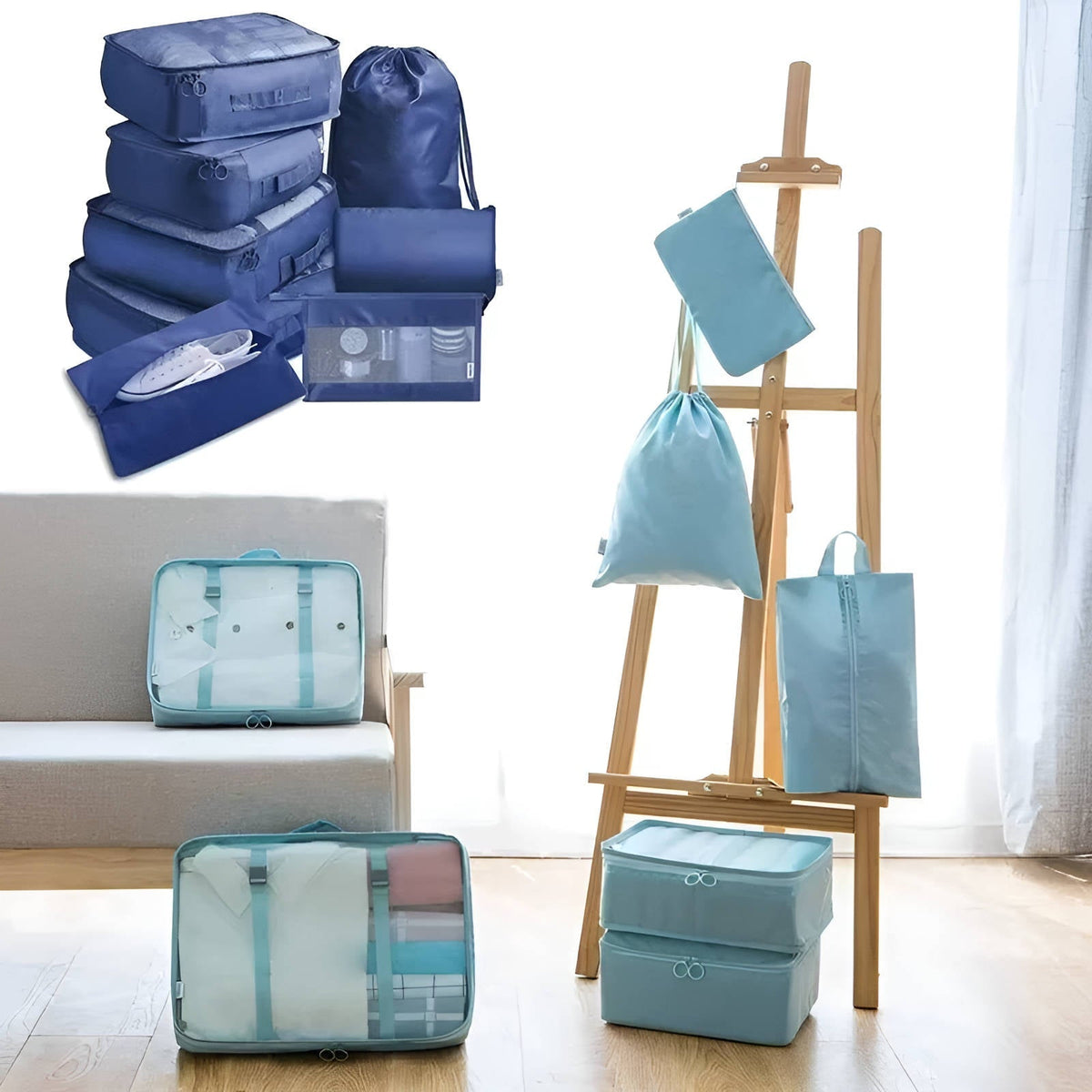 Thermabuild | 7 Set Packing Cubes For Travel