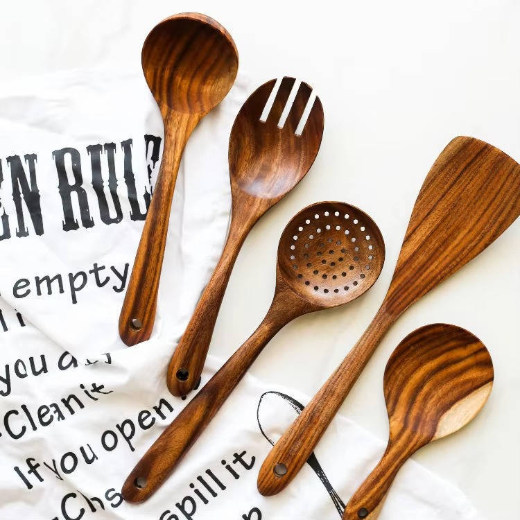 Thermabuild | 6pcs Wooden Utensils Set