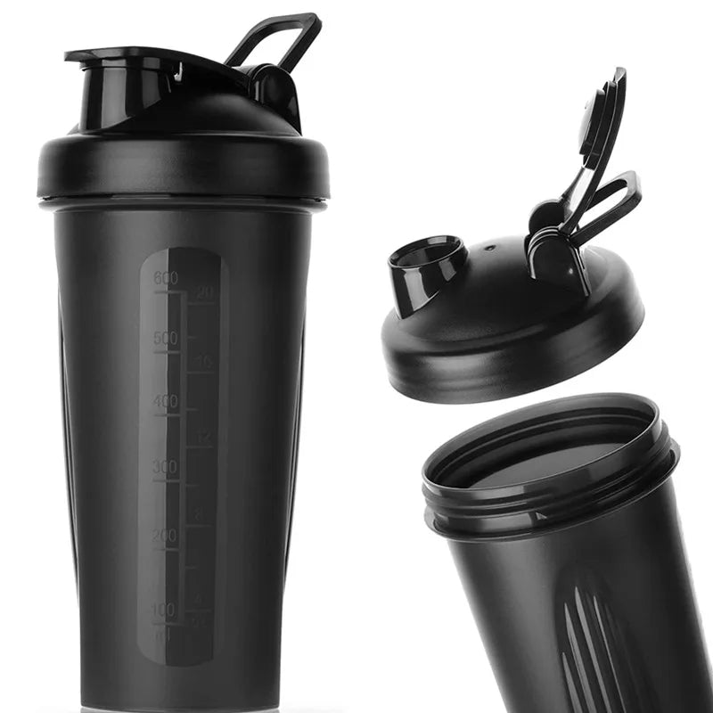 Thermabuild | 600ml Leak-Proof Protein Shaker Bottle with Mixing Ball