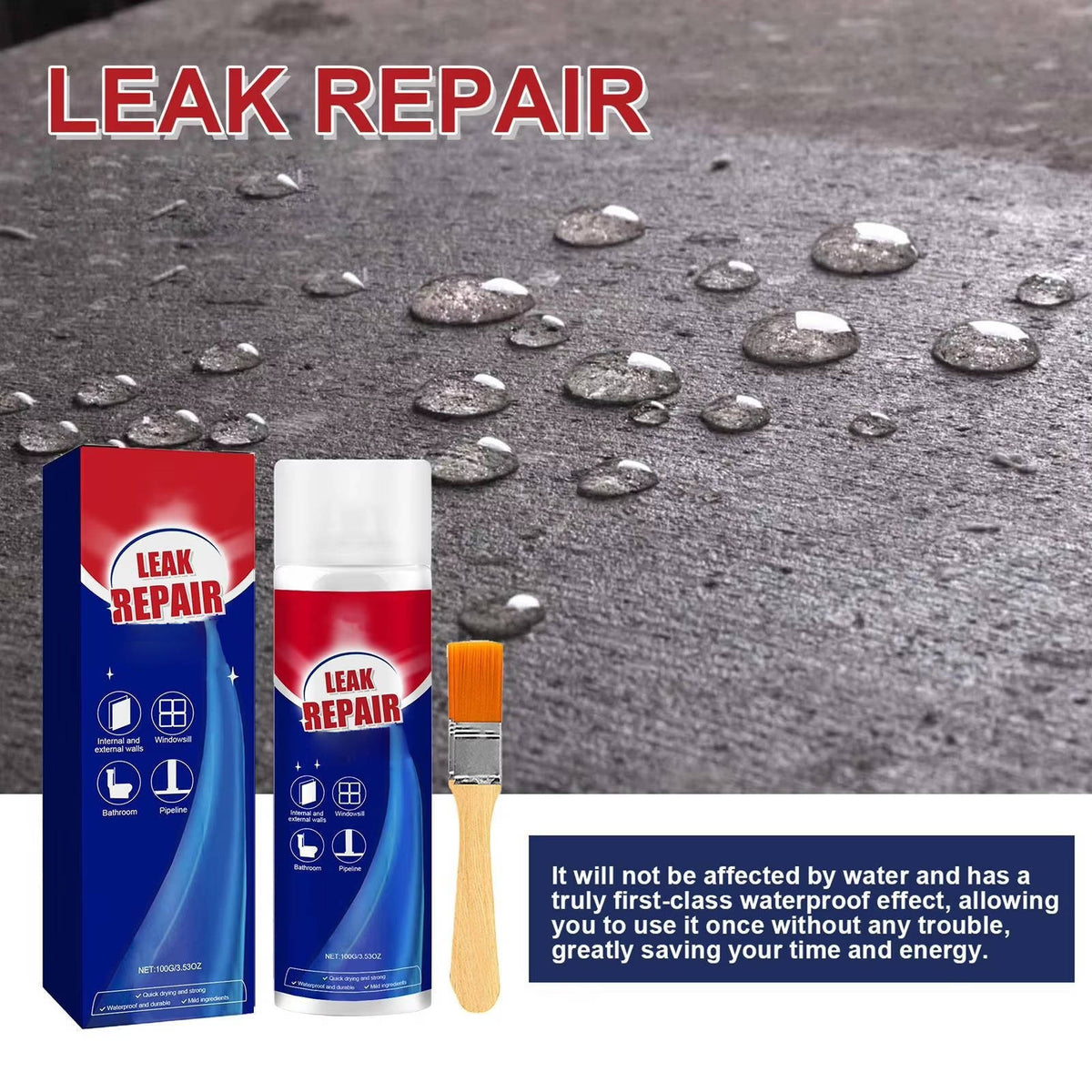 Thermabuild | 2 Set Leak Repair Waterproof Sealant Spray All Purpose
