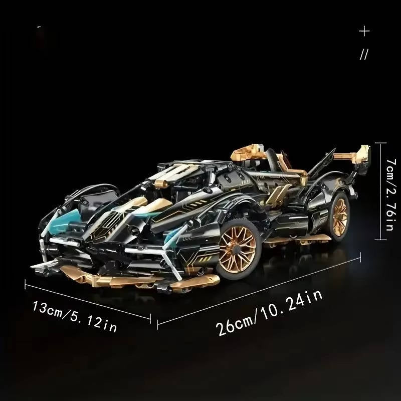 Thermabuild | 1690 Piece V12 Model Car Building Block Set