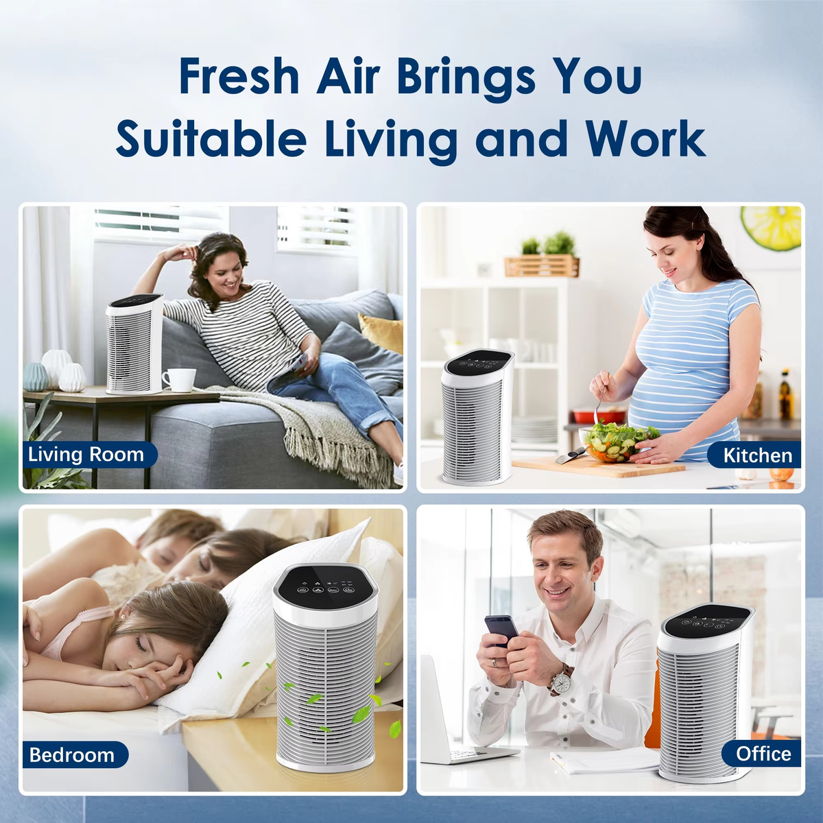 Thermabuild | Air Purifier HEPA Filter For Indoor 200 Square - 99.9% Removal