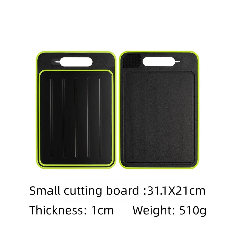 Thermabuild | 4-in-1 Cutting Board with Thawing Tray and Knife Sharpener