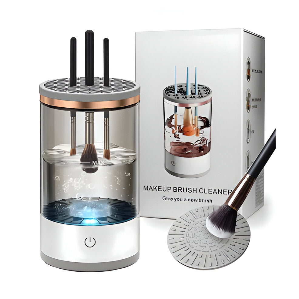 Thermabuild | 3-in-1 Cosmetic Brush Cleaner Machine - Electric Makeup Brush Cleaner Device