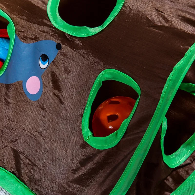 Thermabuild | 9-Hole Tunnel Cat Mice Game