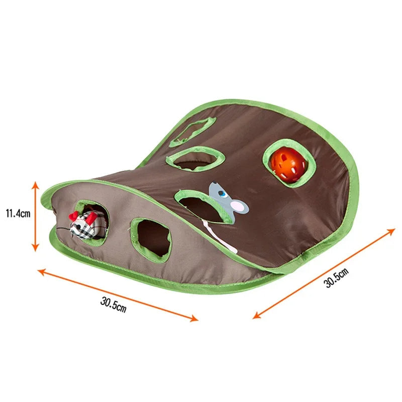 Thermabuild | 9-Hole Tunnel Cat Mice Game
