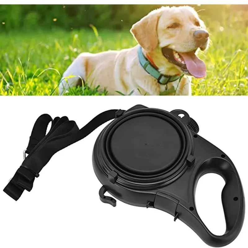 Thermabuild | 4-in-1 Multifunctional Dog Leash with Water Bottle & Bowl