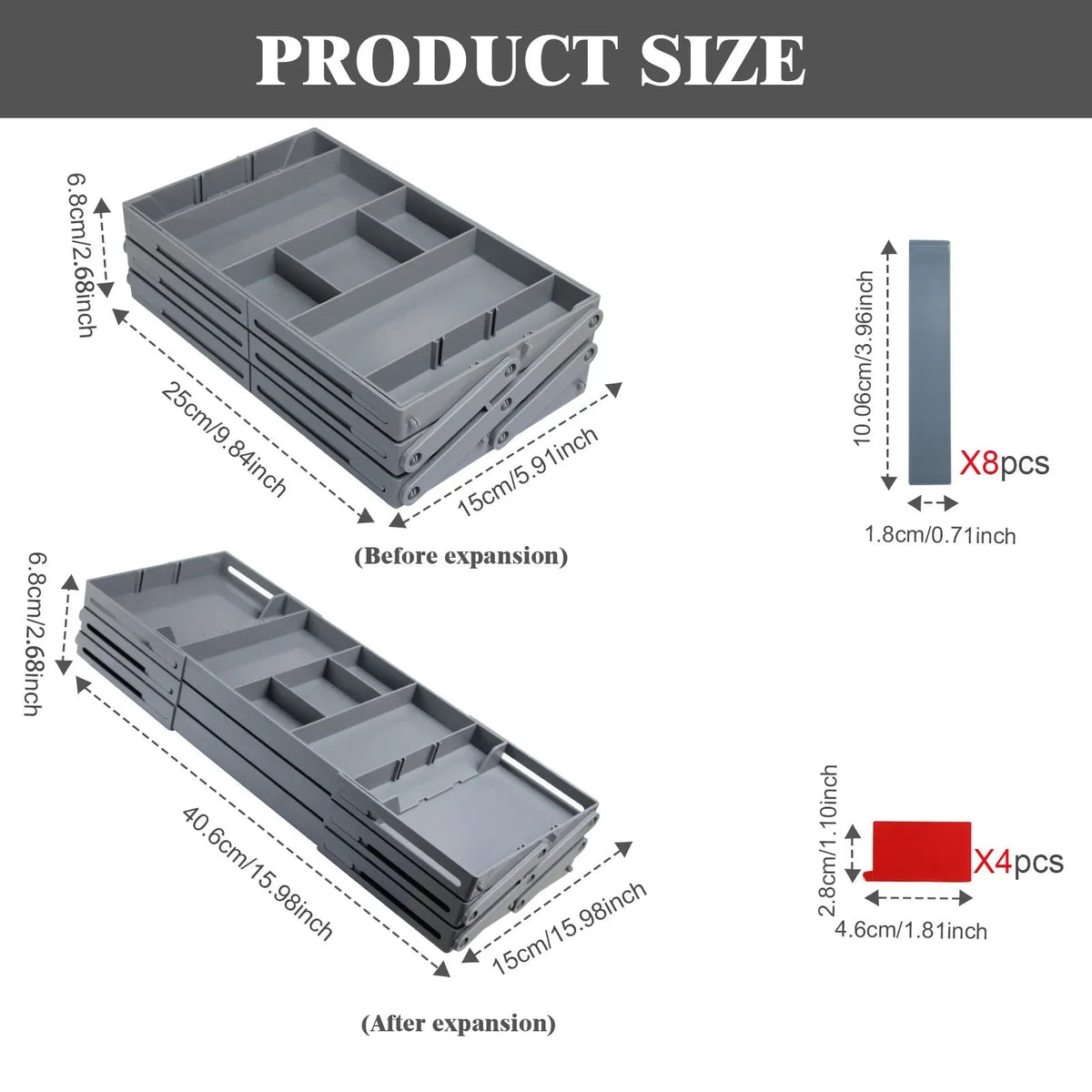 Thermabuild | 3-Tier Drawer Organizer