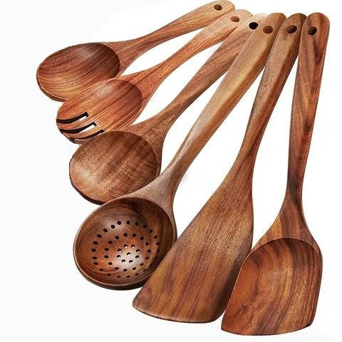 Thermabuild | 6pcs Wooden Utensils Set