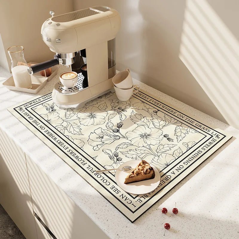 Thermabuild | Diatomite Kitchen Draining Mat with Rapid Evaporation Design