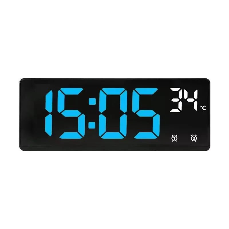 Thermabuild | Voice Control Digital Alarm Clock with Dual Alarms
