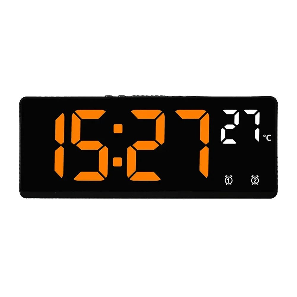 Thermabuild | Voice Control Digital Alarm Clock with Dual Alarms