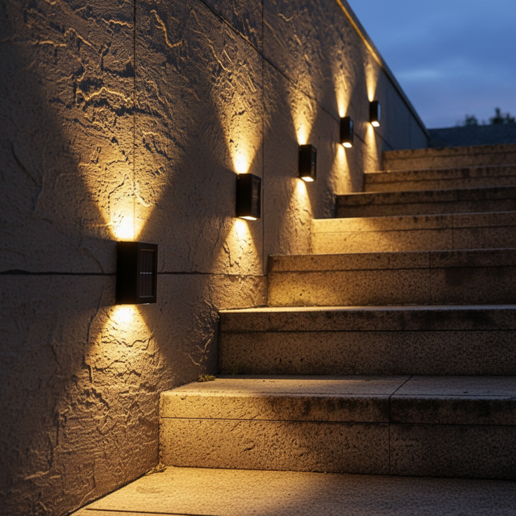 Thermabuild | Solar LED Wall Lamps – Wireless IP65 Outdoor Lighting with Warm & White Light Options