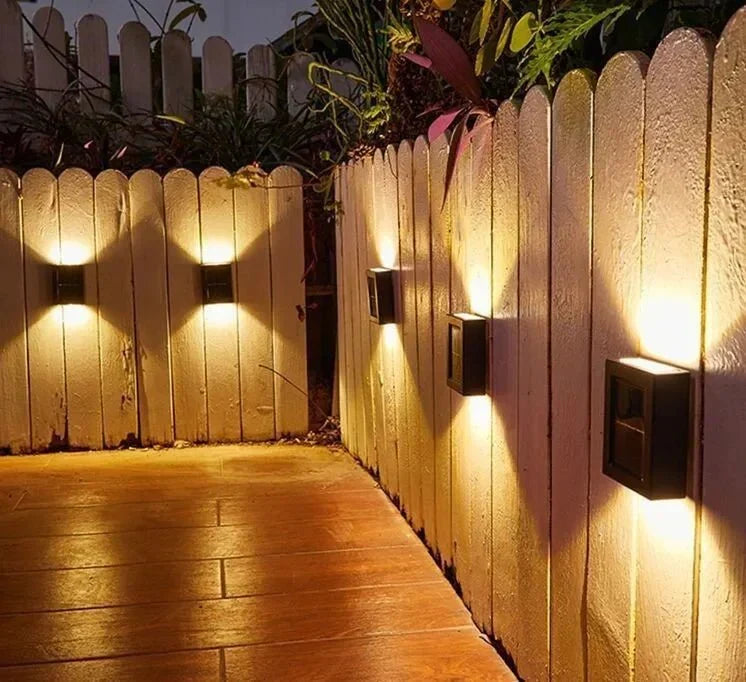 Thermabuild | Solar LED Wall Lamps – Wireless IP65 Outdoor Lighting with Warm & White Light Options