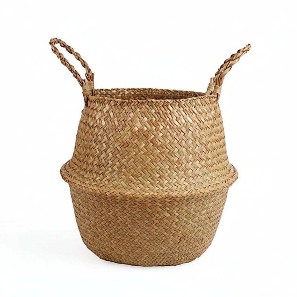 Thermabuild | Handmade Bamboo Wicker Basket Foldable Storage and Planter