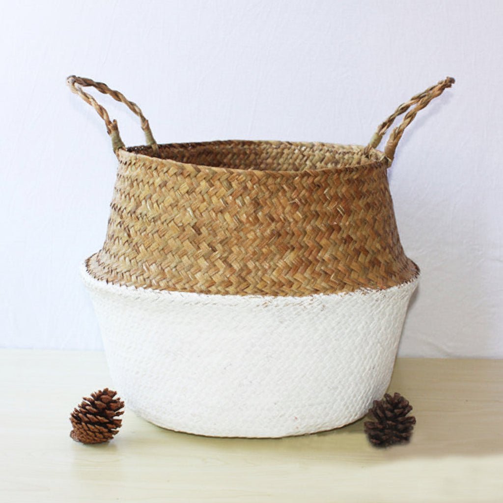 Thermabuild | Handmade Bamboo Wicker Basket Foldable Storage and Planter