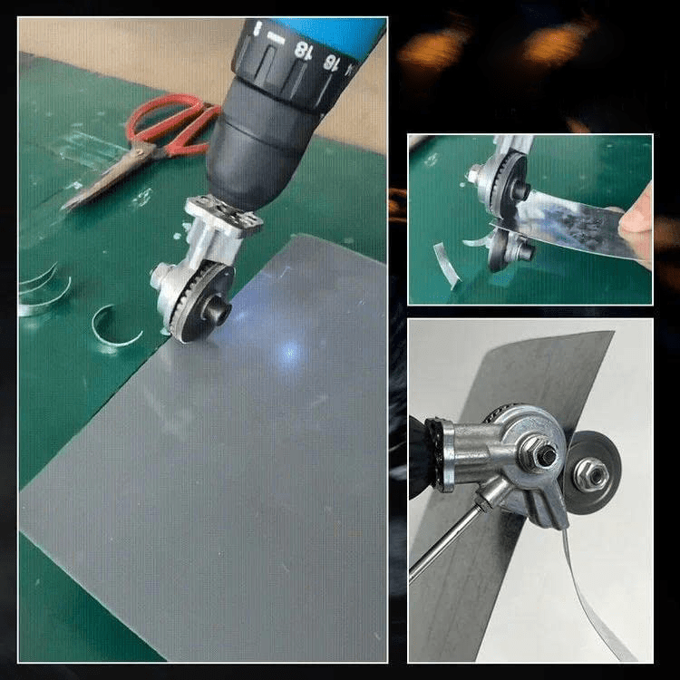 Thermabuild | Drill Attachment for Safe & Effortless Sheet Metal Cutting