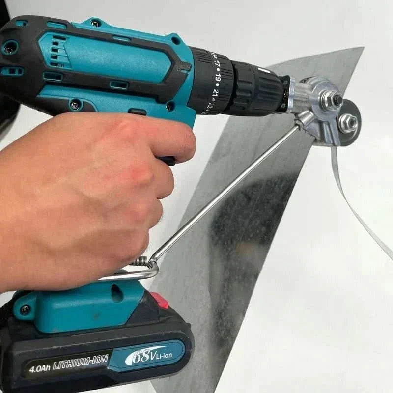 Thermabuild | Drill Attachment for Safe & Effortless Sheet Metal Cutting