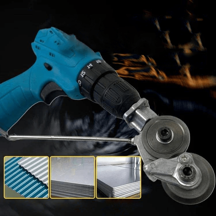 Thermabuild | Drill Attachment for Safe & Effortless Sheet Metal Cutting