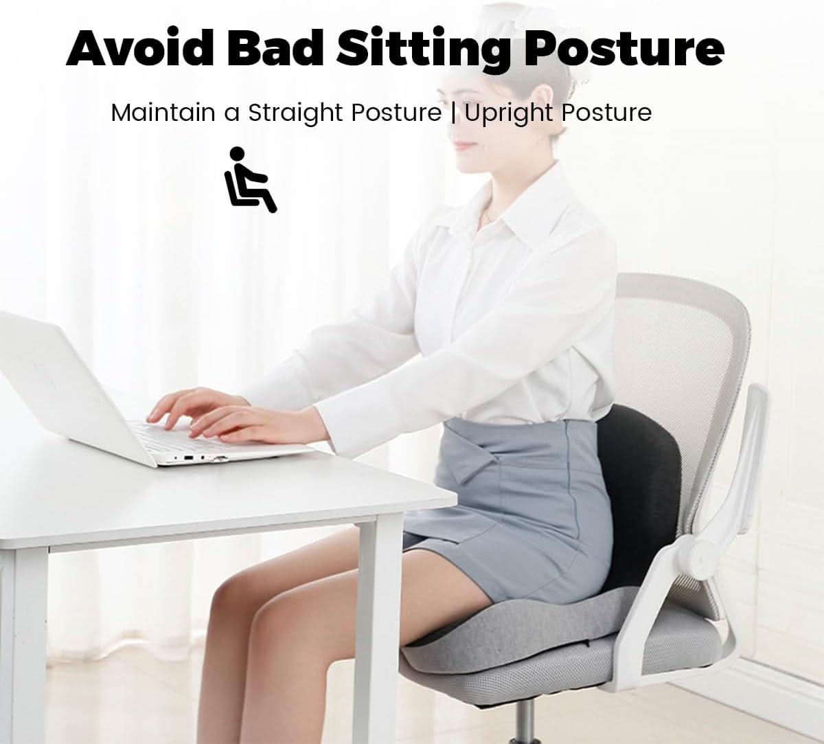 Thermabuild | Ergonomic Memory Foam Seat Cushion for Everyday Comfort