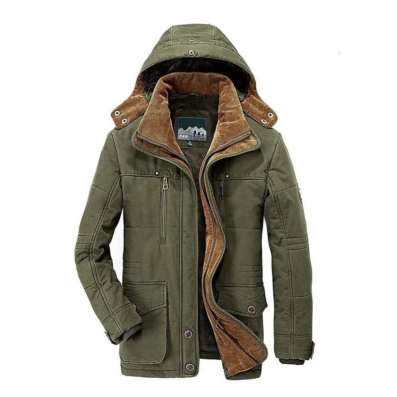 Thermabuild | Sustainable Men's Insulated Winter Jacket with Rain Resistant Finish