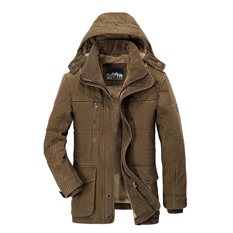 Thermabuild | Sustainable Men's Insulated Winter Jacket with Rain Resistant Finish