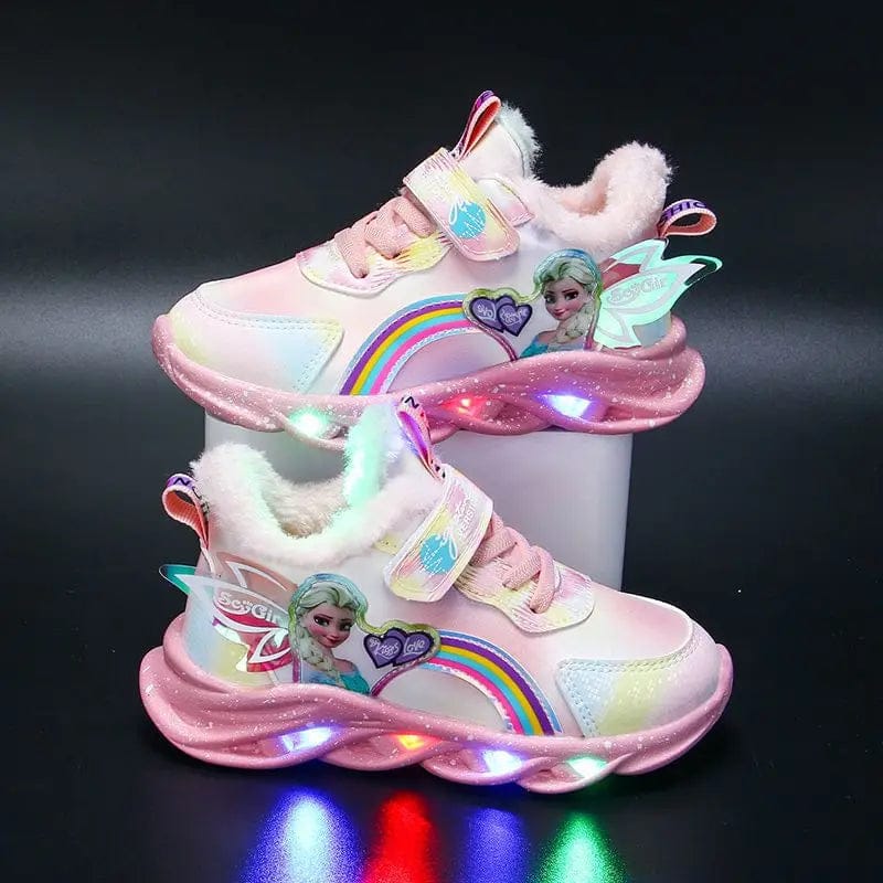 Thermabuild | LED Princess Sneakers with Child-Safe Traction Control