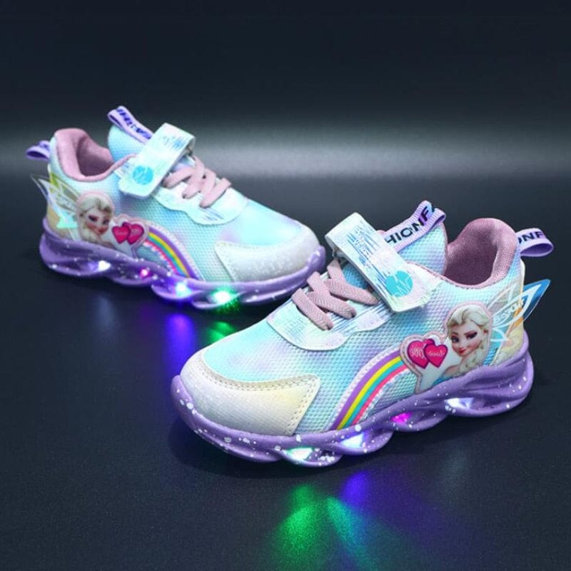 Thermabuild | LED Princess Sneakers with Child-Safe Traction Control