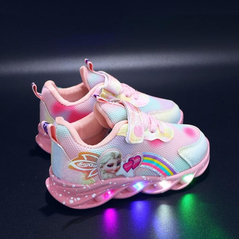 Thermabuild | LED Princess Sneakers with Child-Safe Traction Control