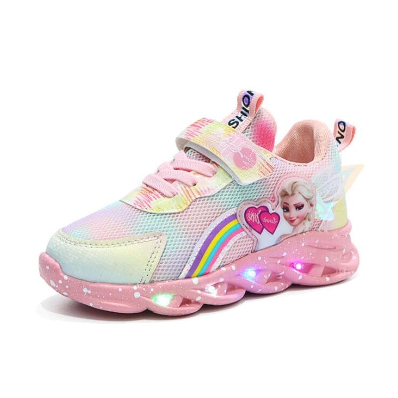 Thermabuild | LED Princess Sneakers with Child-Safe Traction Control