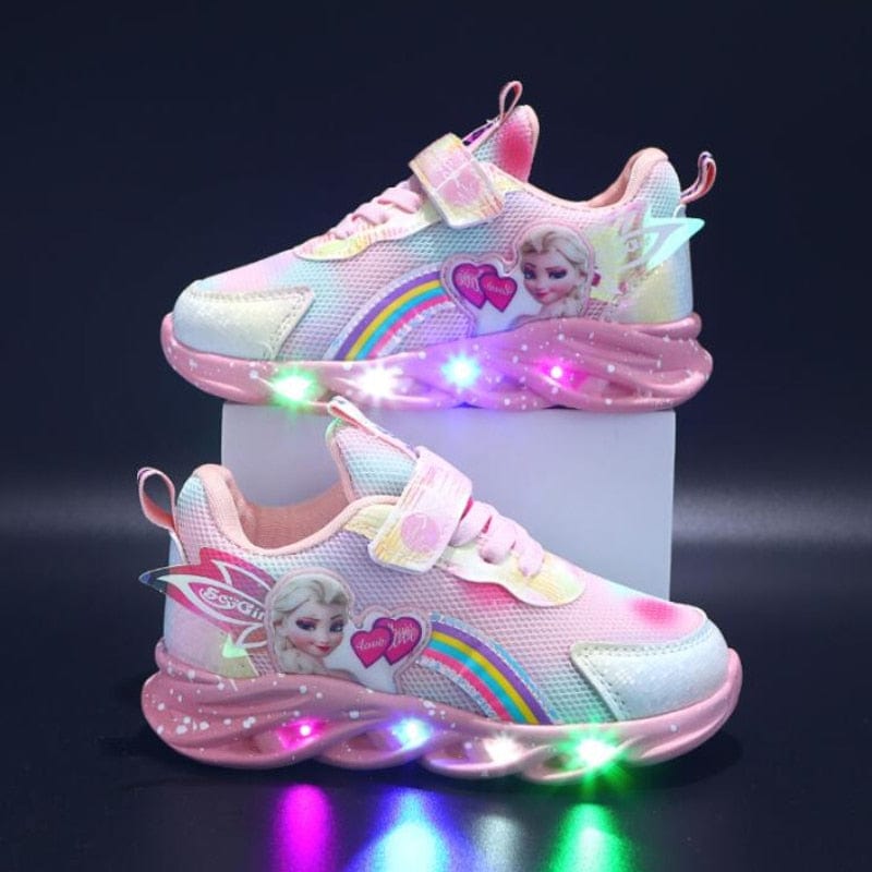 Thermabuild | LED Princess Sneakers with Child-Safe Traction Control