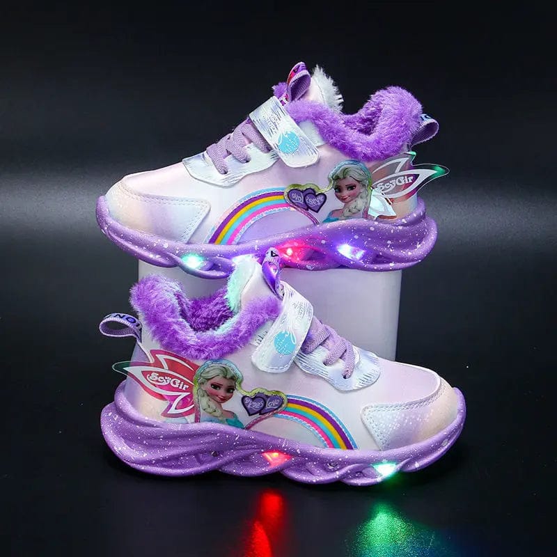 Thermabuild | LED Princess Sneakers with Child-Safe Traction Control